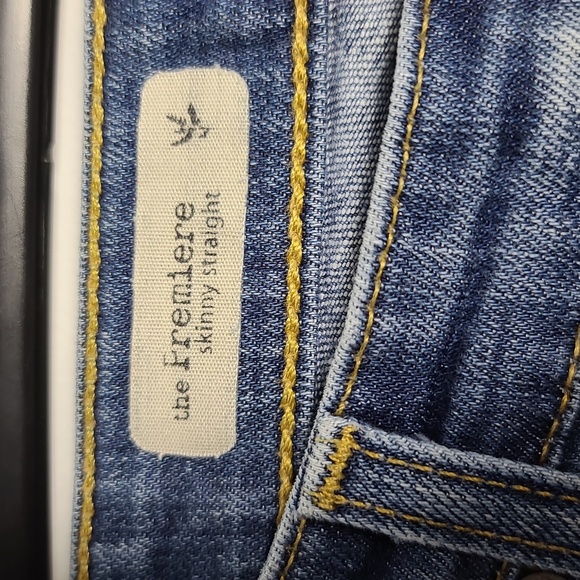 ADRIANO GOLDSCHMIED The Premiere Skinny Straight Medium Wash Crop Size 29R - Picture 9 of 16